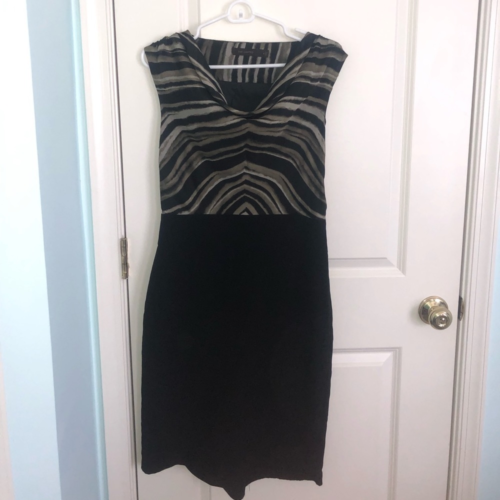 The Limited Chiffon Print Dress- Size 8